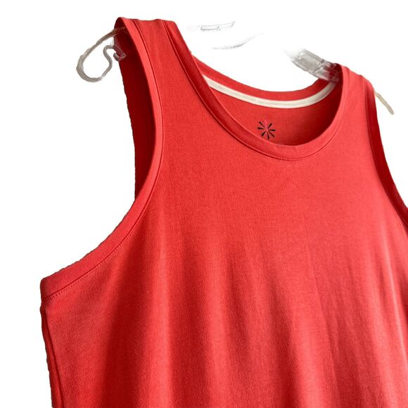 Isaac Mizrahi Dress Crewneck Orange TankSize M Casual Beach Dresses - Picture 3 of 8